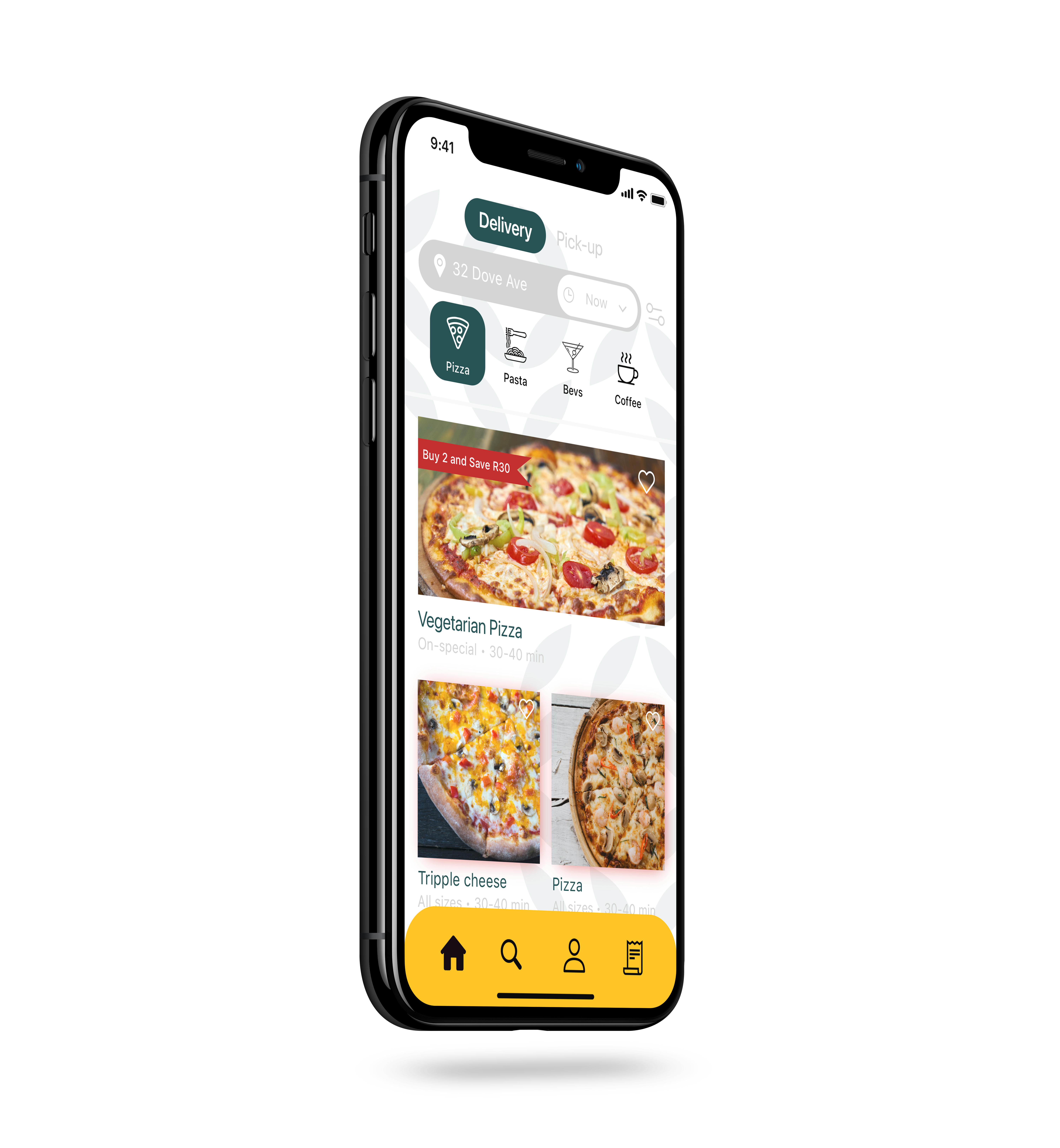 Mama's iPhone XS app screen no bg