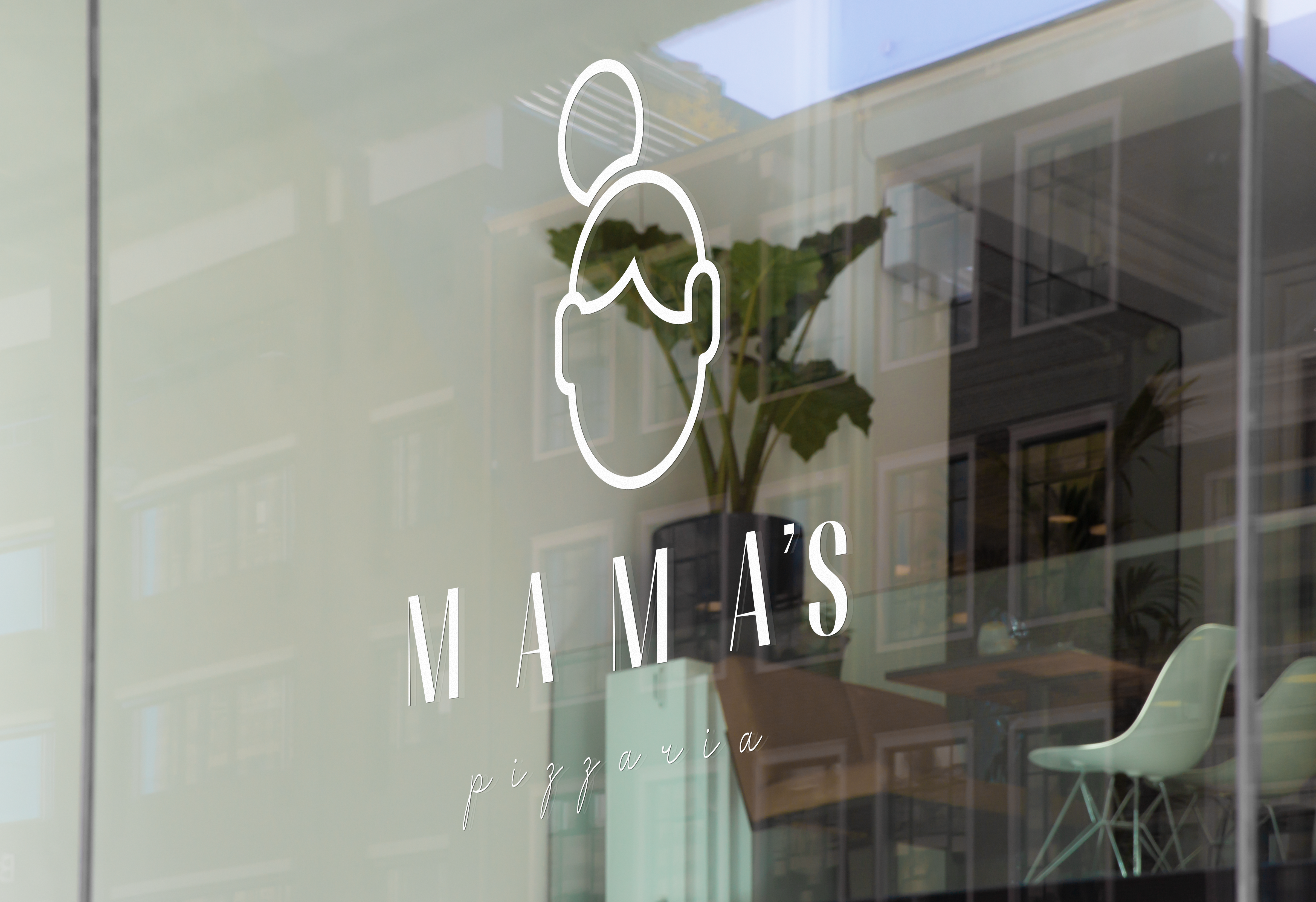 Mama's shops window mock up