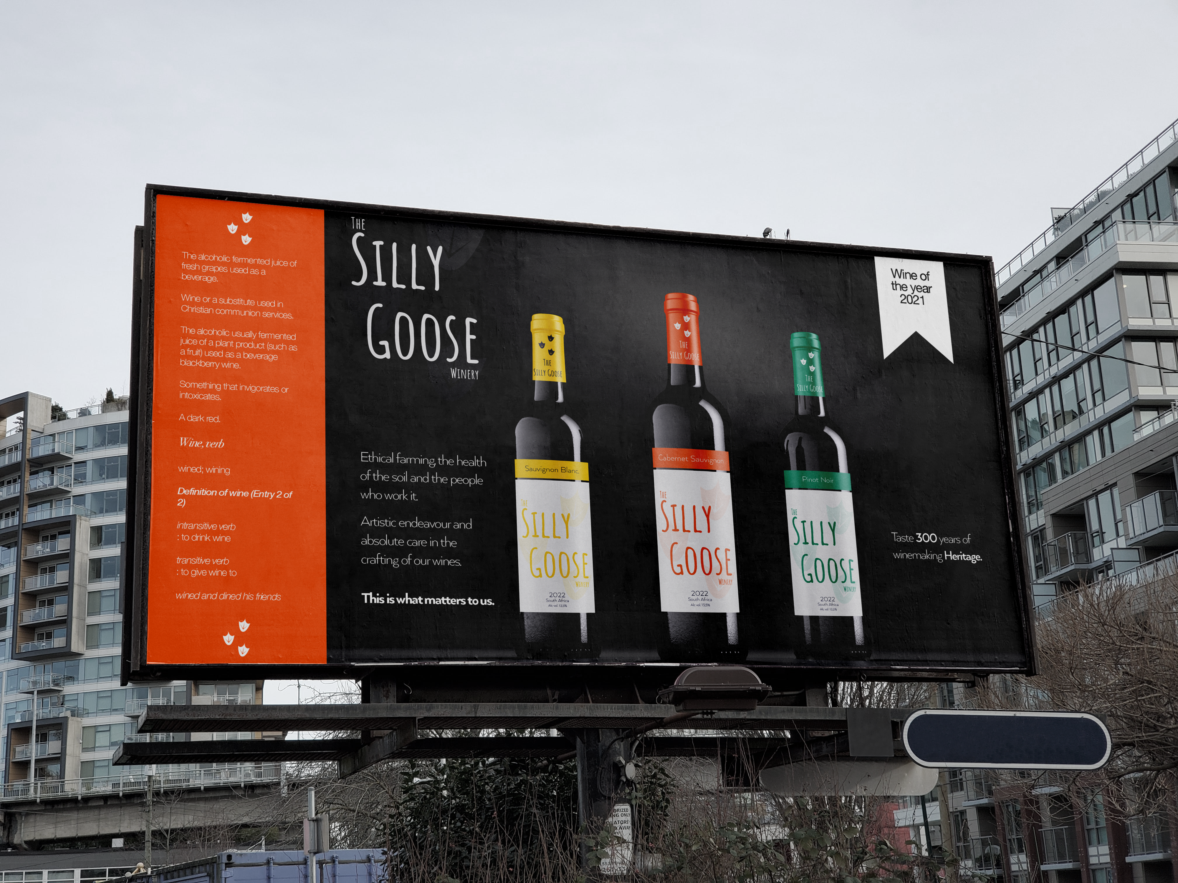 The Silly Goose - City Billboard Mockup